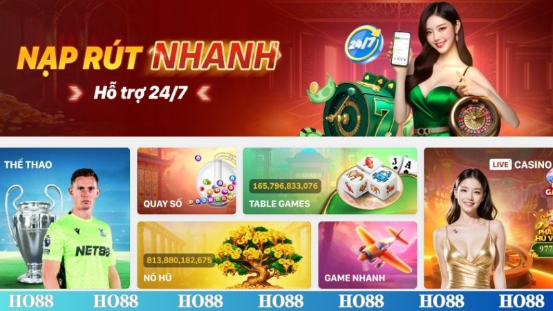 nạp rút tiền HO88
